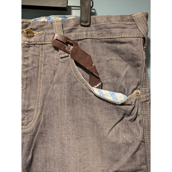 Vintage Y2K Skater Mad Soul Jeans Denim 36x32 Grey - Picture 4 of 16